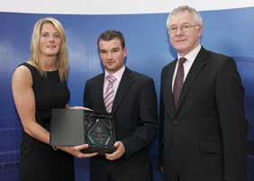 Sports Award to Jonathan OKeeney for Racquetball. Photo by Neil Danton, News Digital.